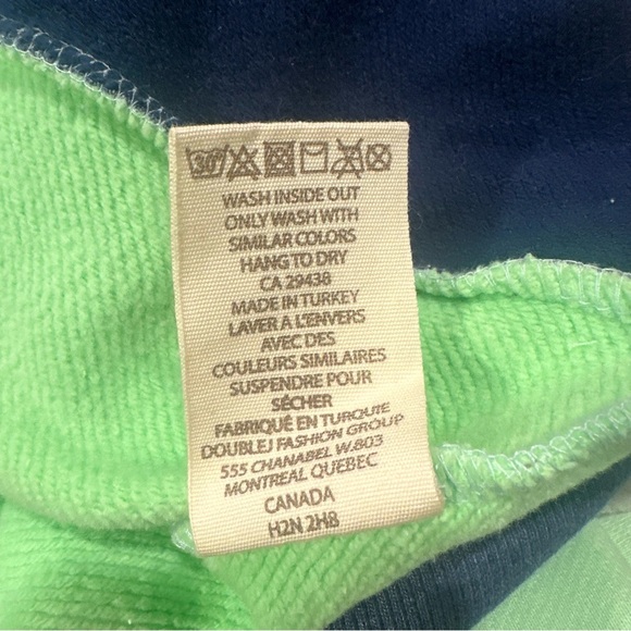 Wanakome Selene Hoodie • Blue, Green, & Navy Sweatshirt w/ Patches • Size Large - Picture 8 of 13